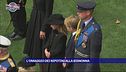 Funerali reali, l'omaggio dei nipotini alla bisnonna