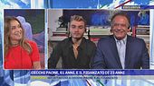 In diretta Cecchi Paone e il fidanzato di 23 anni