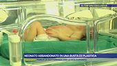 Neonato abbandonato, in esclusiva le immagini del piccolo