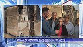 Crollo al cimitero - Bare in bilico nel vuoto