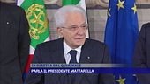 In diretta dal Quirinale parla Mattarella