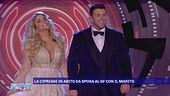 La Cipriani in abito da sposa al GF con il marito