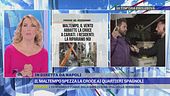 In diretta da Napoli, il maltempo spezza la croce ai Quartieri Spagnoli