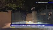 Il video di Piazzolla ieri sera dentro la villa di Gina