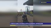 I video di Gisella in sedia a rotelle durante l'apparizione