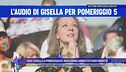 L'audio di Gisella per Pomeriggio5