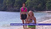 Asia Argento sull'Isola con la sorella Fiore