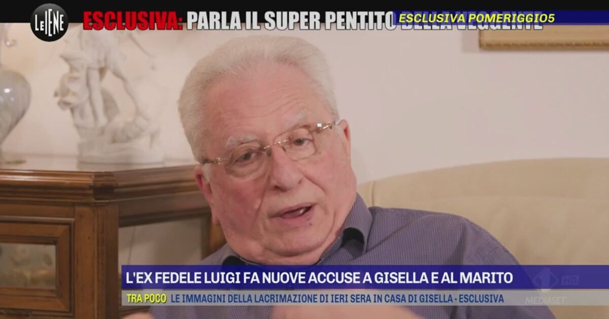Pomeriggio Cinque: L'ex fedele Luigi fa nuove accuse a Gisella Video ...