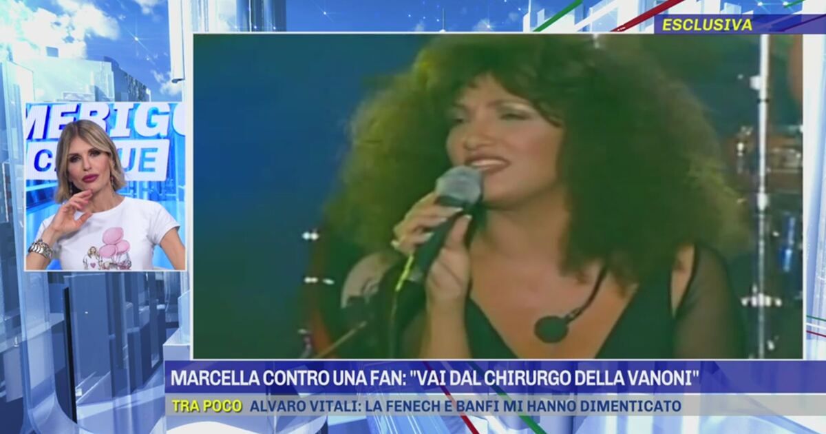 Pomeriggio Cinque: Marcella contro una fan: 