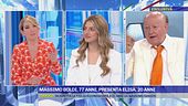 Massimo Boldi, 77 anni, presenta Elisa, 20 anni