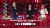 Tiziano Ferro e Silvia Toffanin a "Caduta Libera"