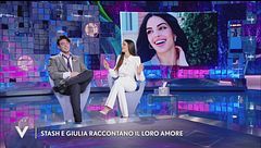 Stash e la compagna Giulia Belmonte