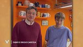 Fabio Caressa e il figlio Diego