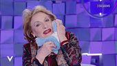Fioretta Mari e il simbolo di "Amici"