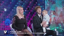 Paolo Ciavarro e Clizia Incorvaia e il primo compleanno del piccolo Gabriele