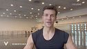 I saluti di Roberto Bolle per Virna Toppi e Nicola Del Freo