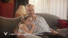 Paolo Bonolis e la figlia Adele a "Chi ha incastrato Peter Pan?"