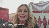 Benedicta Boccoli e il saluto dei fratelli