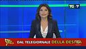 Clamoroso a La7, il "Tg della destra"