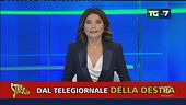 Clamoroso a La7, il "Tg della destra"