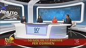 Osimhen e la media gol incredibile, lo sfondone della Rai