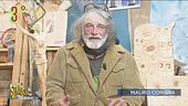 A Spetteguless i graffi sul viso di Mauro Corona