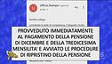 Per l'Inps è deceduto, pensione sospesa