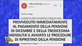 Per l'Inps è deceduto, pensione sospesa