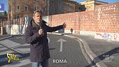 Jimmy Ghione e il muro "brutto brutto" di Via Giulia