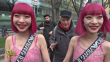 Enrico Lucci, un intruso alla settimana della moda di Milano