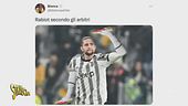 Rabiot come la Venere di Milo, per il Var è senza braccia