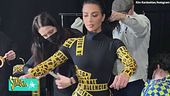 Kim Kardashian va oltre: è vestita da scena del crimine