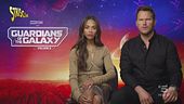 Trombetta a Hollywood con Zoe Saldana e Chris Pratt