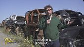 A Cerignola nel cimitero delle auto rubate e cannibalizzate