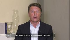 Renzi vuole il ritorno di Draghi