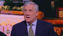 Intervista ad Antonio Tajani , ministro degli Esteri