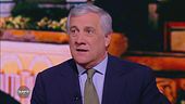 Intervista ad Antonio Tajani , ministro degli Esteri