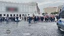 Estrema sinistra in piazza contro il governo