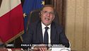 Parla il presidente del Senato