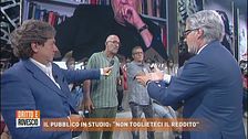 Il pubblico in studio: "Non toglieteci il reddito"