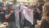 Scontri alla Sapienza: "Qui i fascisti non parlano"