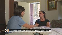 Ladri di case, gli abusivi barricati nella casa della malata