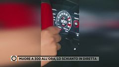 Muore a 300 all'ora, lo schianto in diretta