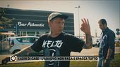Ladri di case - L'abusivo non paga e spacca tutto