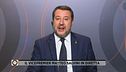 Il vicepremier Matteo Salvini in diretta