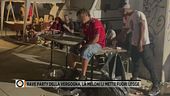 Rave abusivo a Modena, immagini inedite