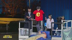 La seconda manche di "palo grasso"