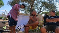 Lo scherzo a Nicolas Vaporidis