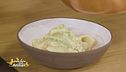 Straccetti di pasta fresca alla crema di broccoli e ceci