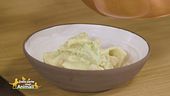 Straccetti di pasta fresca alla crema di broccoli e ceci